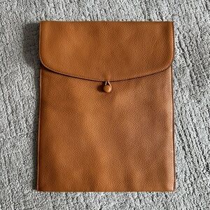 Vera Bradley Small Envelope Tech Sleeve - Roasted Pecan